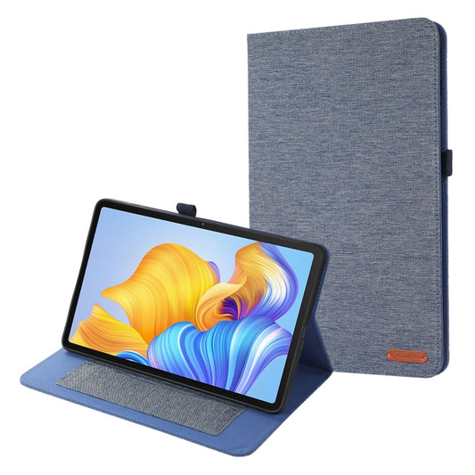 For Honor Pad 9 Pro / V8 Pro Fabric Leather Tablet Case(Blue) - Honor by PMC Jewellery | Online Shopping South Africa | PMC Jewellery | Buy Now Pay Later Mobicred