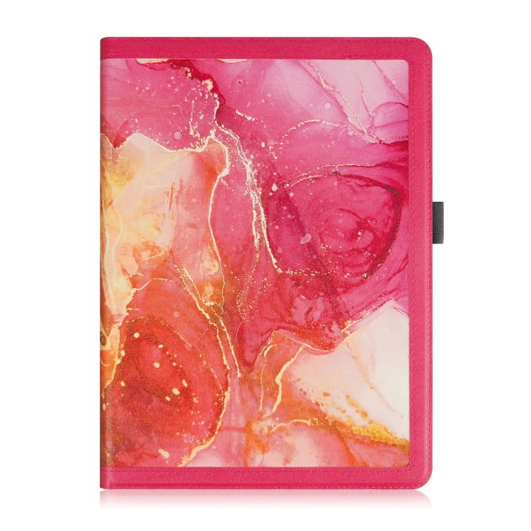 For 10 inch Marble Pattern Stitching Leather Tablet Case(Pink) - 10 - 11 inch by PMC TechLife | Online Shopping South Africa | PMC TechLife | Buy Now Pay Later Mobicred
