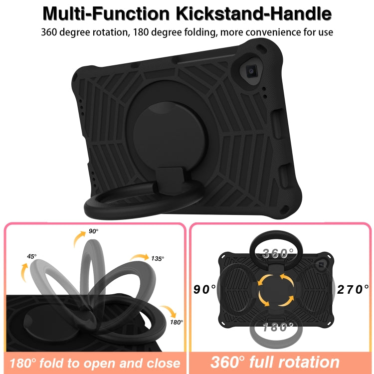 For Lenovo Tab K10 Spider King Silicone Protective Tablet Case(Black) - Lenovo by PMC TechLife | Online Shopping South Africa | PMC TechLife | Buy Now Pay Later Mobicred