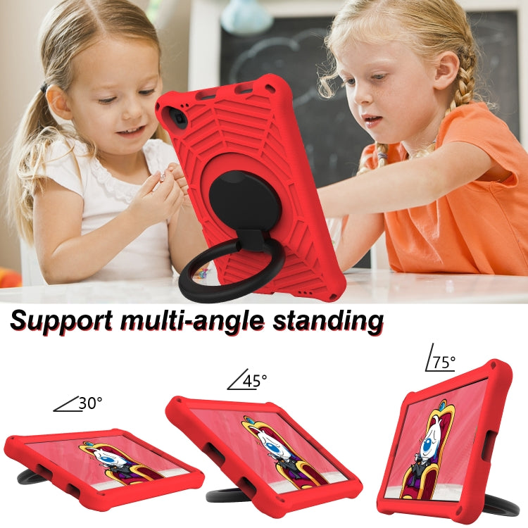 For Lenovo Tab K10 Spider King Silicone Protective Tablet Case(Red) - Lenovo by PMC TechLife | Online Shopping South Africa | PMC TechLife | Buy Now Pay Later Mobicred