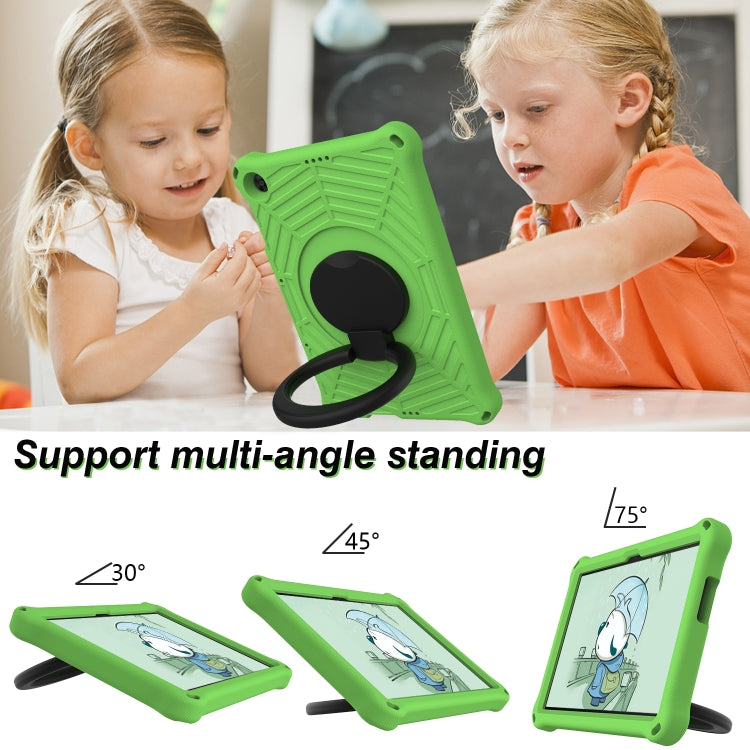 For Huawei MatePad T 10s Spider King Silicone Protective Tablet Case(Green) - Huawei by PMC TechLife | Online Shopping South Africa | PMC TechLife | Buy Now Pay Later Mobicred