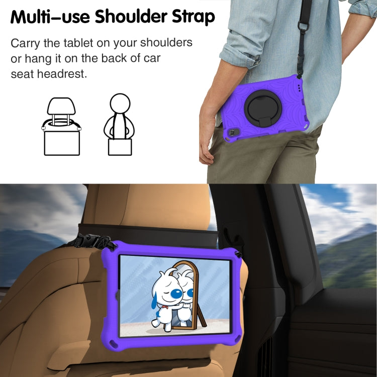 For Huawei MediaPad M5 Lite 8 Spider King Silicone Protective Tablet Case(Purple) - Huawei by PMC TechLife | Online Shopping South Africa | PMC TechLife | Buy Now Pay Later Mobicred