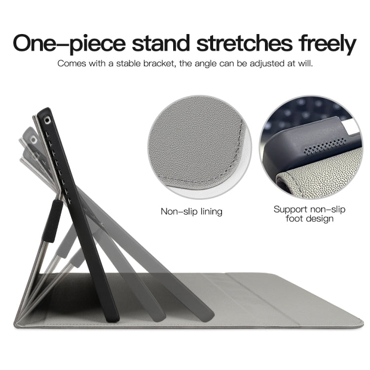 For Microsoft Surface Pro X Sheepskin All-Inclusive Shockproof Protective Case with Power Bag(Grey) - Others by PMC TechLife | Online Shopping South Africa | PMC TechLife | Buy Now Pay Later Mobicred