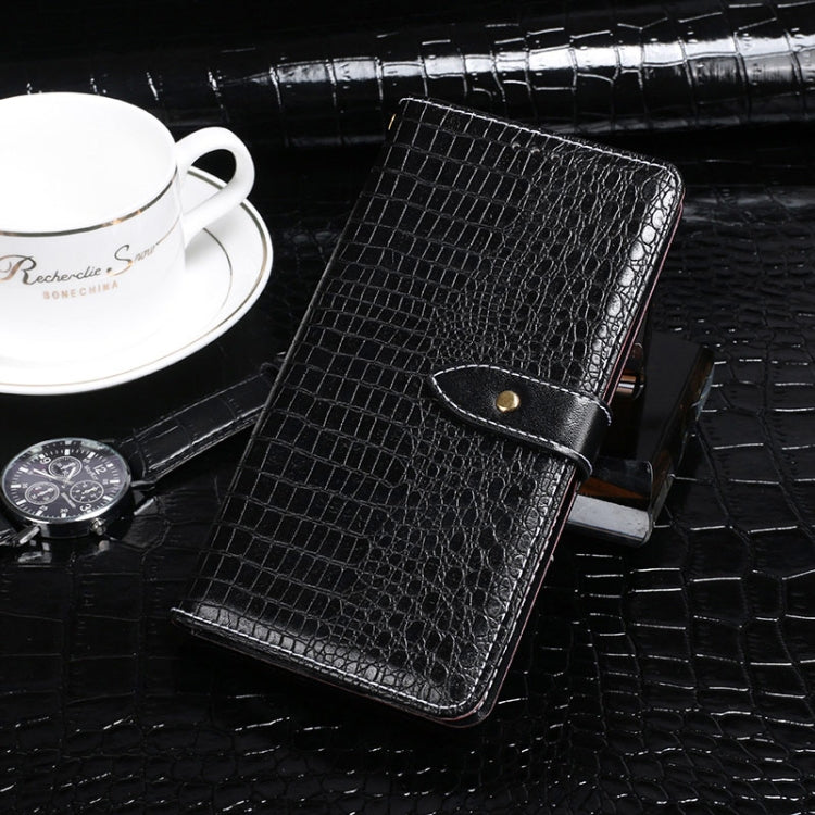 For LG K40S idewei Crocodile Texture Horizontal Flip Leather Case with Holder & Card Slots & Wallet(Black) - LG by idewei | Online Shopping South Africa | PMC Jewellery | Buy Now Pay Later Mobicred