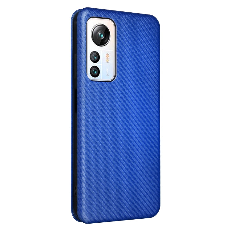 For Blackview A85 Carbon Fiber Texture Flip Leather Phone Case(Blue) - More Brand by PMC Jewellery | Online Shopping South Africa | PMC Jewellery | Buy Now Pay Later Mobicred