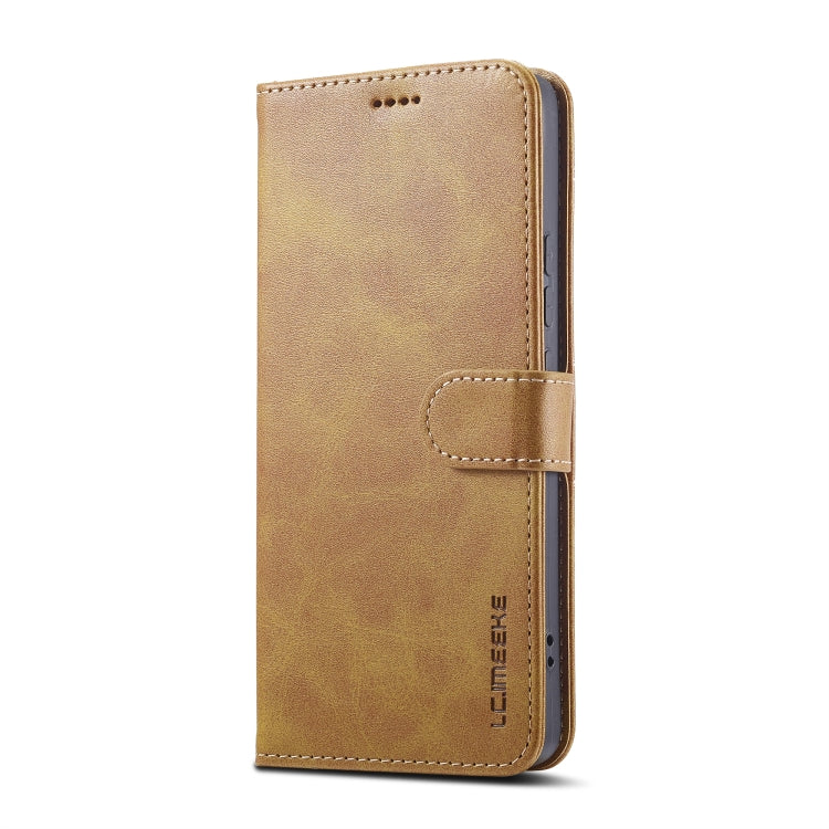 For Xiaomi Redmi Note 13 Pro+ LC.IMEEKE Calf Texture Leather Phone Case(Brown) - Note 13 Pro+ Cases by LC.IMEEKE | Online Shopping South Africa | PMC TechLife | Buy Now Pay Later Mobicred