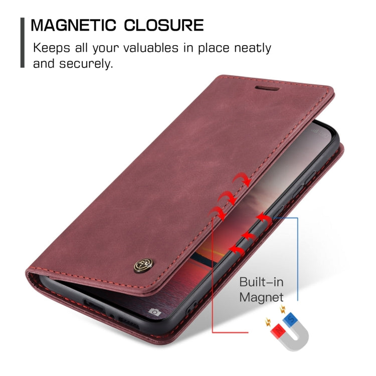 For Xiaomi 13 Pro CaseMe 013 Multifunctional Horizontal Flip Leather Phone Case(Wine Red) - Xiaomi Cases by CaseMe | Online Shopping South Africa | PMC Jewellery | Buy Now Pay Later Mobicred