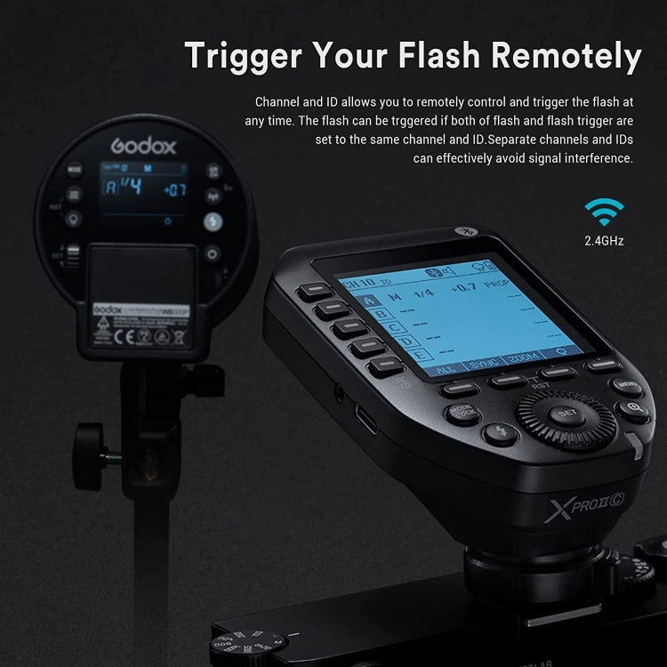 Godox XPro II TTL Wireless Flash Trigger For Sony(Black) - free shipping - PMC TechLife - Order now!