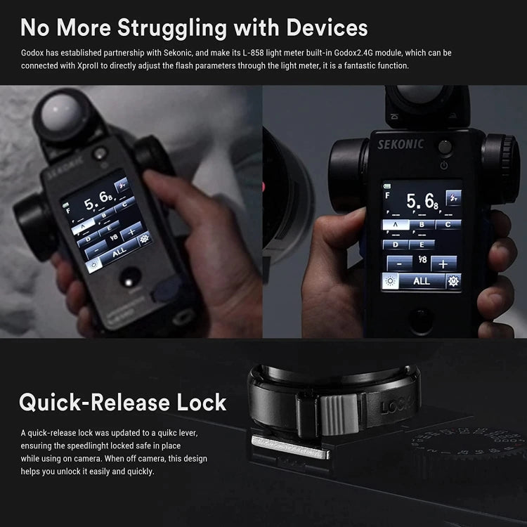 Godox XPro II TTL Wireless Flash Trigger For Olympus / Panasonic(Black) - free shipping - PMC TechLife - Order now!