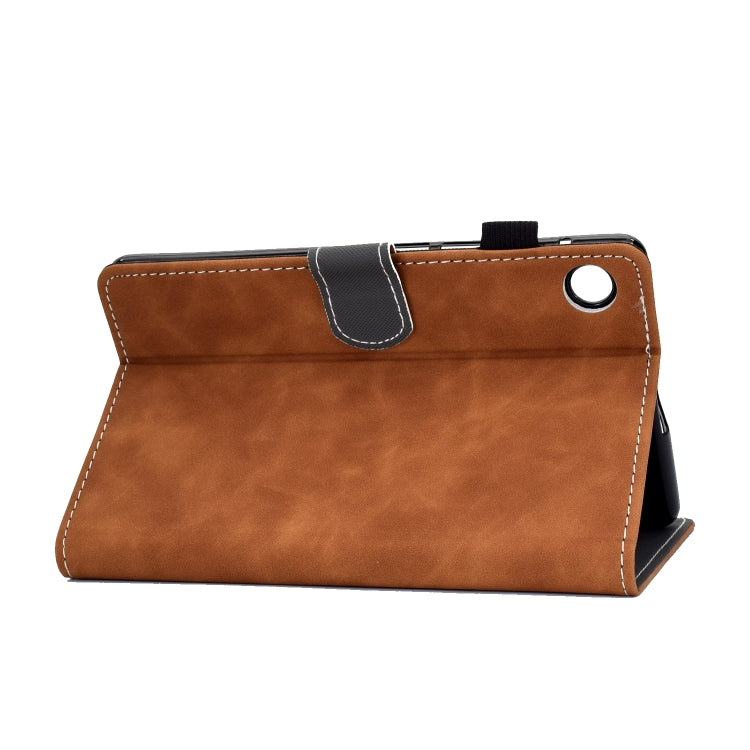 For Huawei MatePad 10.4 2022 Cowhide Texture Leather Tablet Case(Brown) - Huawei by PMC TechLife | Online Shopping South Africa | PMC TechLife