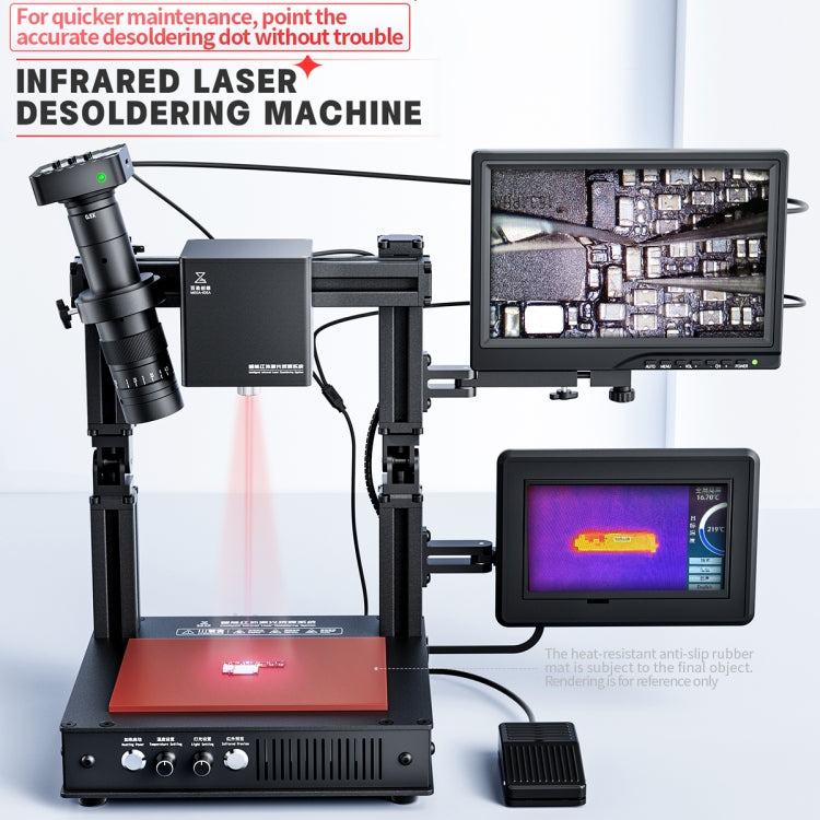 Mega-idea Intelligent Infrared Laser Desoldering Machine, Model:Without Microscope Set(EU Plug) - Separation Equipment by QIANLI | Online Shopping South Africa | PMC Jewellery | Buy Now Pay Later Mobicred