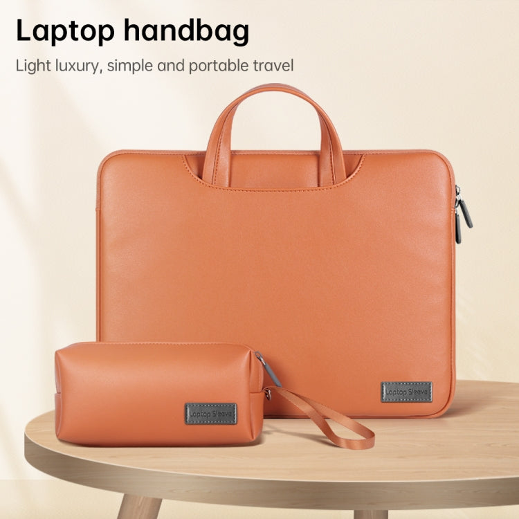 Waterproof PU Laptop Bag Inner Bag with Power Pack, Size:15 inch(Black) - Other by PMC TechLife | Online Shopping South Africa | PMC TechLife | Buy Now Pay Later Mobicred