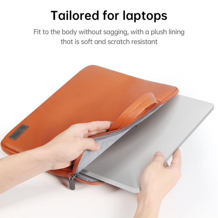 Waterproof PU Laptop Bag Inner Bag with Power Pack, Size:15 inch(Rose Gold) - Other by PMC TechLife | Online Shopping South Africa | PMC TechLife | Buy Now Pay Later Mobicred