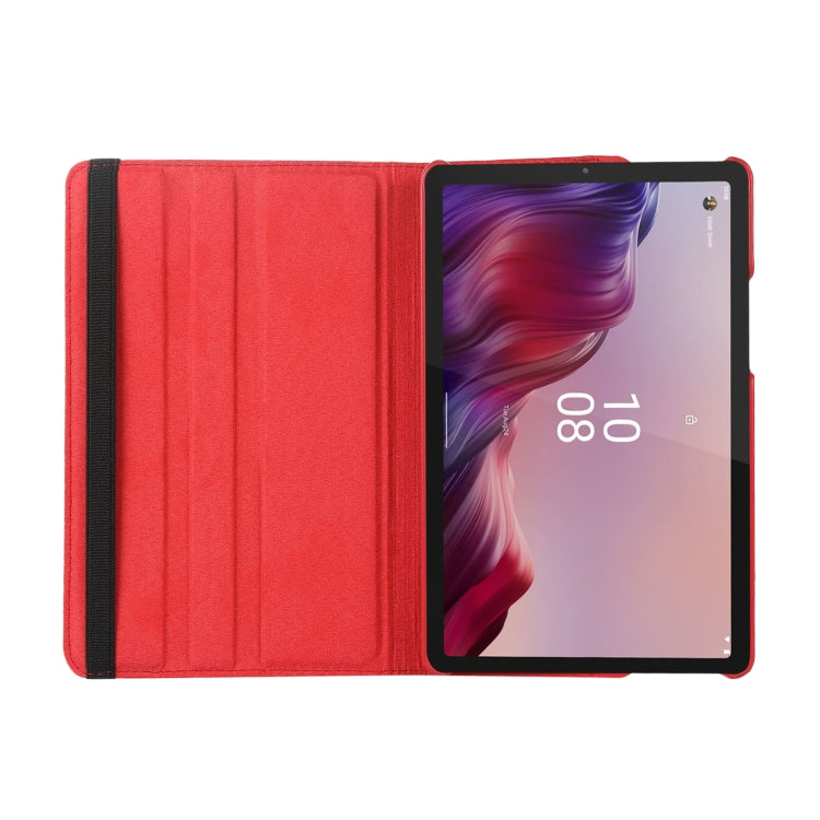 For Lenovo Tab M9 360 Degree Rotation Litchi Texture Tablet Leather Case with Holder(Purple) - Lenovo by PMC TechLife | Online Shopping South Africa | PMC TechLife | Buy Now Pay Later Mobicred
