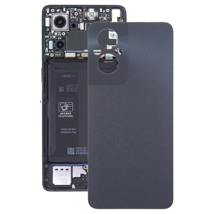 For OPPO Reno7 Lite Original Battery Back Cover(Black) - Back Cover by PMC TechLife | Online Shopping South Africa | PMC TechLife
