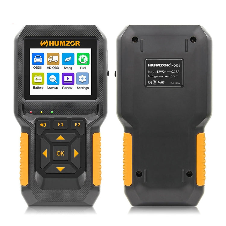 HUMZOR NC601 12-24V Car and Truck OBD2 Scan Tool Diagnostic Tool - Code Readers & Scan Tools by PMC Jewellery | Online Shopping South Africa | PMC Jewellery | Buy Now Pay Later Mobicred