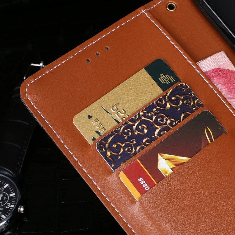 For Blackview A85 idewei Crocodile Texture Leather Phone Case(Dark Blue) - More Brand by idewei | Online Shopping South Africa | PMC TechLife | Buy Now Pay Later Mobicred