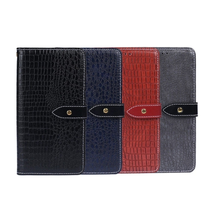 For Blackview A85 idewei Crocodile Texture Leather Phone Case(Dark Blue) - More Brand by idewei | Online Shopping South Africa | PMC TechLife | Buy Now Pay Later Mobicred