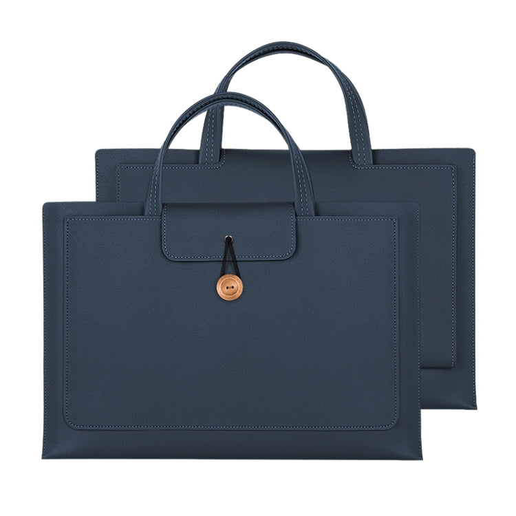 15-16 inch Universal Elastic Thread Button Portable Laptop Inner Bag(Blue) - 15 inch by PMC TechLife | Online Shopping South Africa | PMC TechLife | Buy Now Pay Later Mobicred