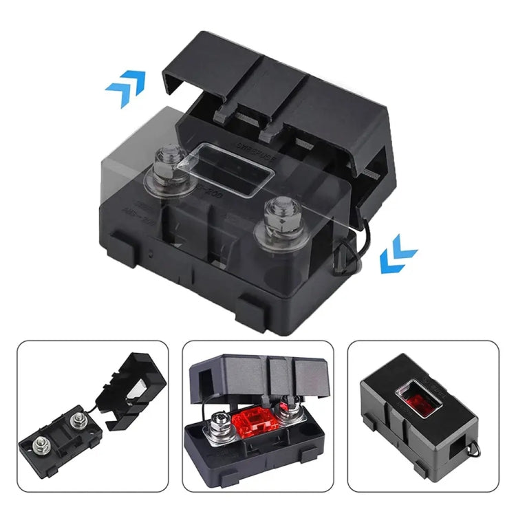 4 in 1 ANS-H Car Fuse Holder Fuse Box, Current:80A - Fuse by PMC TechLife | Online Shopping South Africa | PMC TechLife | Buy Now Pay Later Mobicred