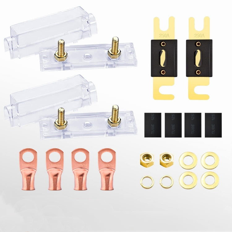 2 in 1 ANL Car Fuse Holder Electrical Protection Insulating Cover, Current:250A - free shipping - PMC TechLife - Order now!