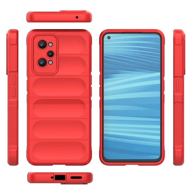 For Realme GT2 Magic Shield TPU + Flannel Phone Case(Purple) - Realme Cases by PMC TechLife | Online Shopping South Africa | PMC TechLife | Buy Now Pay Later Mobicred
