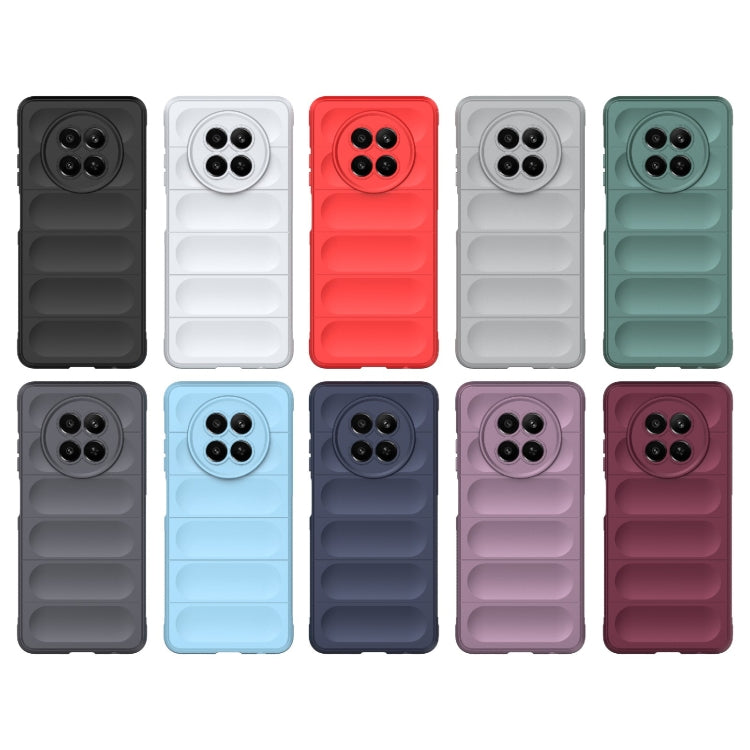 For Realme 12 5G Global Magic Shield TPU + Flannel Phone Case(Dark Blue) - Realme Cases by PMC TechLife | Online Shopping South Africa | PMC TechLife | Buy Now Pay Later Mobicred