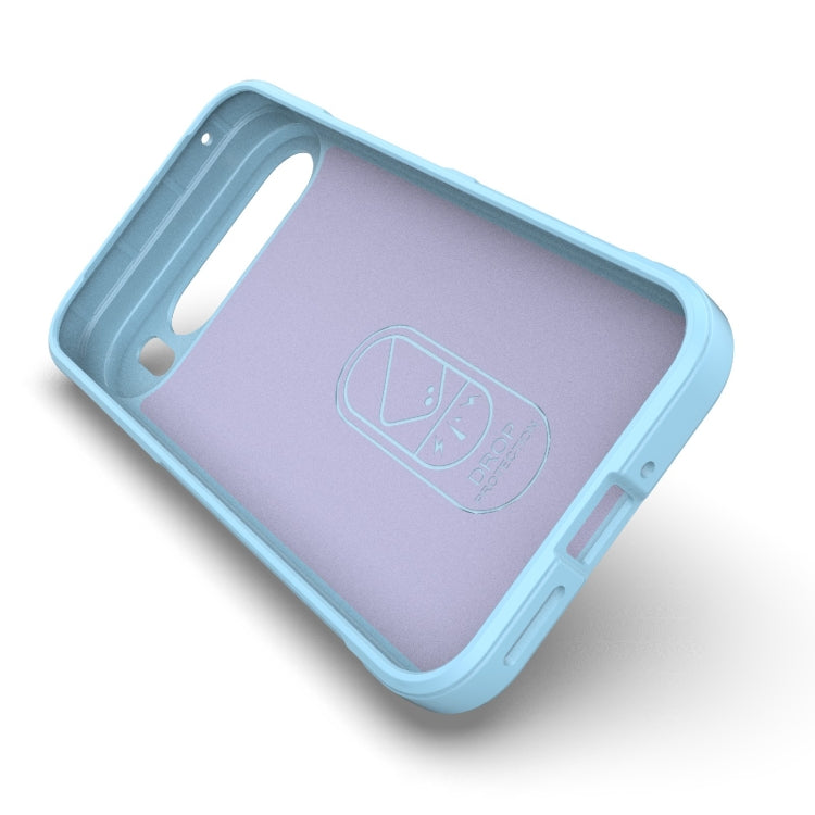 For Google Pixel 9 Pro XL 5G Magic Shield TPU + Flannel Phone Case(White) - Google Cases by PMC TechLife | Online Shopping South Africa | PMC TechLife | Buy Now Pay Later Mobicred