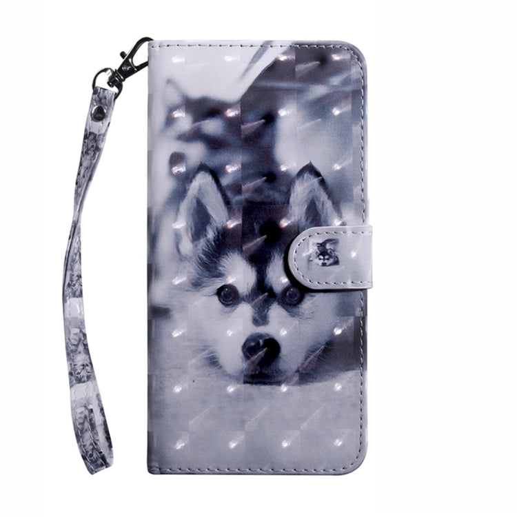 For Xiaomi Redmi 13C 3D Painted Pattern Leather Phone Case(Husky) - 13C Cases by PMC TechLife | Online Shopping South Africa | PMC TechLife | Buy Now Pay Later Mobicred