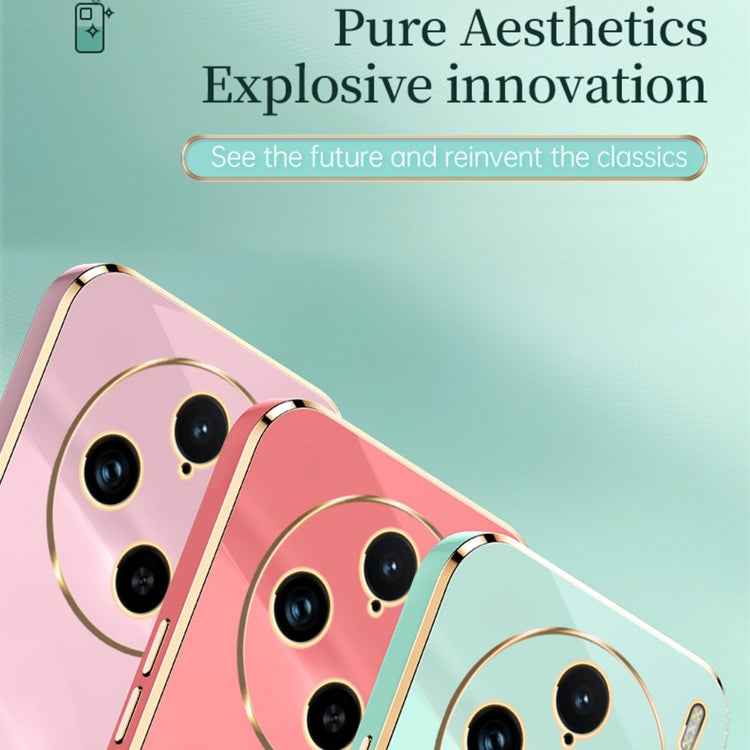 For vivo X100 Pro 5G XINLI Straight Edge 6D Electroplate TPU Phone Case(Celestial Blue) - vivo Cases by XINLI | Online Shopping South Africa | PMC Jewellery | Buy Now Pay Later Mobicred