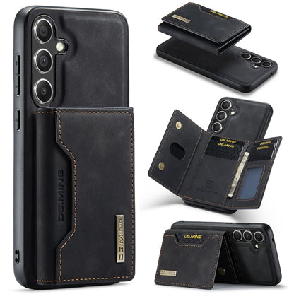 For Samsung Galaxy S24+ 5G DG.MING M2 Series 3-Fold Multi Card Bag + Magnetic Phone Case(Black) - Galaxy S24+ 5G Cases by DG.MING | Online Shopping South Africa | PMC Jewellery | Buy Now Pay Later Mobicred