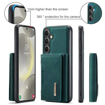 For Samsung Galaxy S24 5G DG.MING M2 Series 3-Fold Multi Card Bag + Magnetic Phone Case(Green) - Galaxy S24 5G Cases by DG.MING | Online Shopping South Africa | PMC Jewellery | Buy Now Pay Later Mobicred