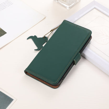 For Xiaomi 14 Ultra Genuine Leather Magnetic RFID Leather Phone Case(Green) - 14 Ultra Cases by PMC Jewellery | Online Shopping South Africa | PMC Jewellery | Buy Now Pay Later Mobicred