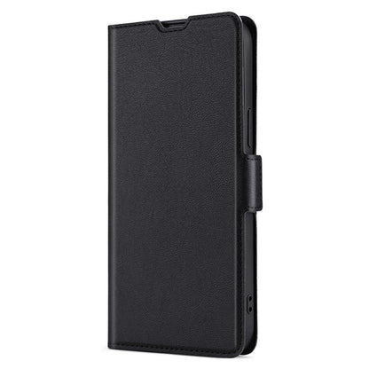 For Huawei nova 12i 4G Ultra-thin Voltage Side Buckle Horizontal Flip Leather Phone Case(Black) - Huawei Cases by PMC Jewellery | Online Shopping South Africa | PMC Jewellery