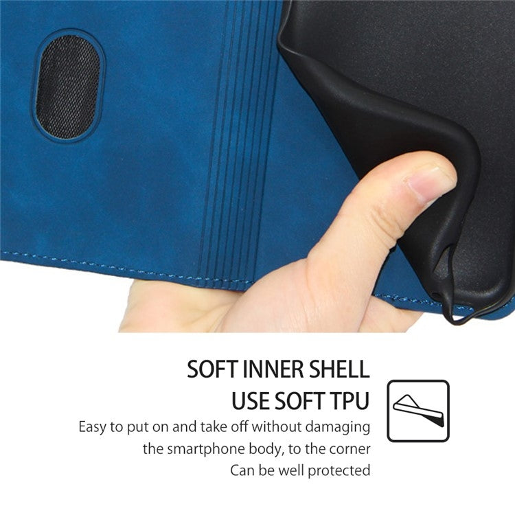 For Huawei Pura 70 Pro / Pro+ Skin Feel Magnetic Leather Phone Case(Blue) - Huawei Cases by PMC Jewellery | Online Shopping South Africa | PMC Jewellery | Buy Now Pay Later Mobicred