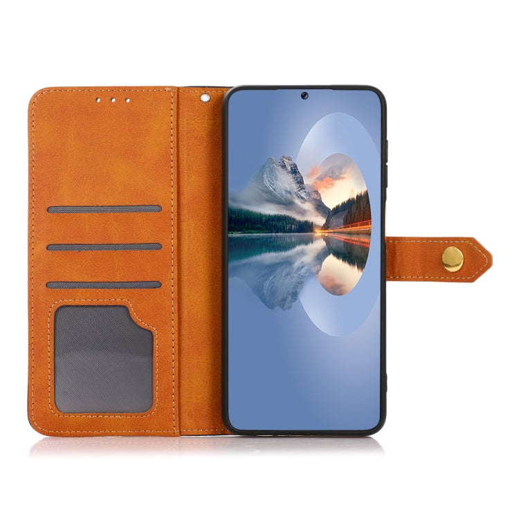 For Xiaomi Redmi A3 KHAZNEH Cowhide Texture Flip Leather Phone Case(Brown) - free shipping - PMC TechLife - Order now!