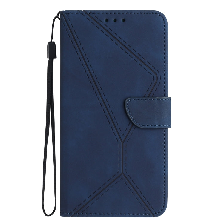 For Motorola Edge 40 Stitching Embossed Leather Phone Case(Blue) - free shipping - PMC TechLife - Order now!
