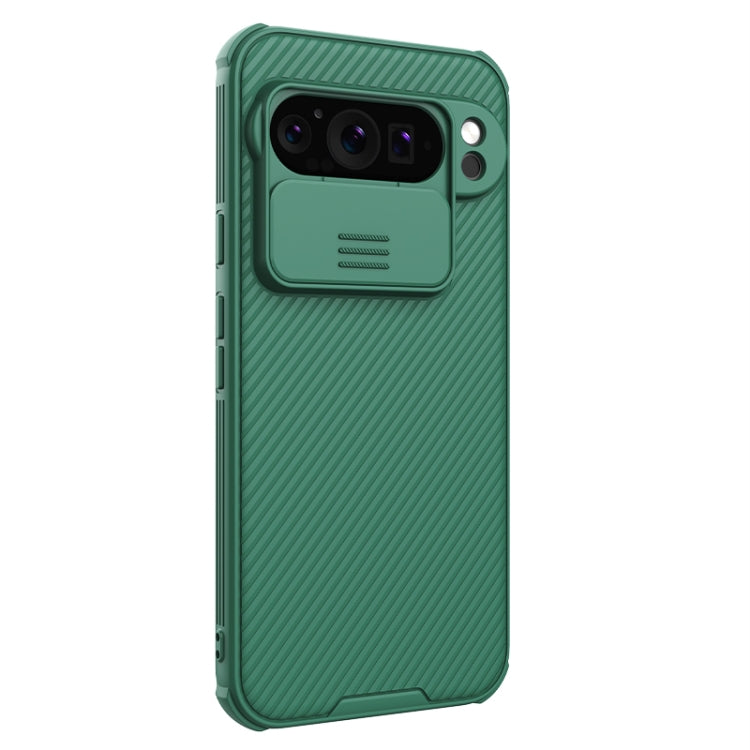 For Google Pixel 9 Pro NILLKIN CamShield Pro PC Phone Case(Green) - Google Cases by NILLKIN | Online Shopping South Africa | PMC Jewellery