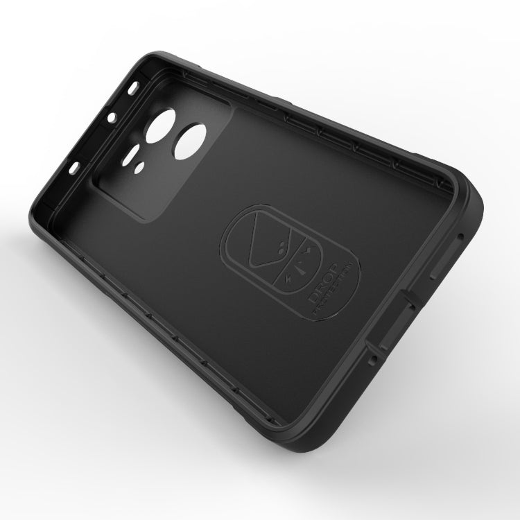 For Xiaomi Redmi K60 Ultra Magic Shield TPU + Flannel Phone Case(Grey) - Redmi K60 Ultra Cases by PMC TechLife | Online Shopping South Africa | PMC TechLife | Buy Now Pay Later Mobicred