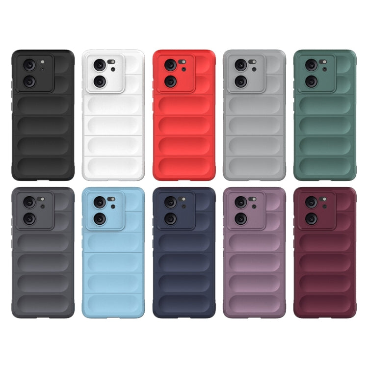 For Xiaomi Redmi K60 Ultra Magic Shield TPU + Flannel Phone Case(White) - Redmi K60 Ultra Cases by PMC TechLife | Online Shopping South Africa | PMC TechLife | Buy Now Pay Later Mobicred