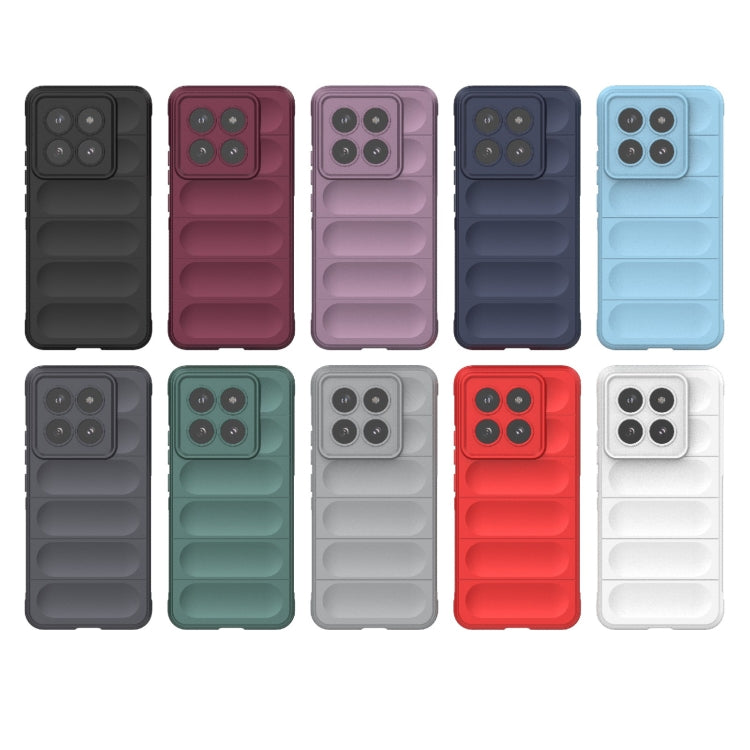 For Xiaomi 14 Pro 5G Magic Shield TPU + Flannel Phone Case(White) - 14 Pro Cases by PMC TechLife | Online Shopping South Africa | PMC TechLife | Buy Now Pay Later Mobicred