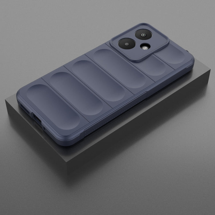 For Xiaomi Redmi 13C 5G Magic Shield TPU + Flannel Phone Case(Dark Blue) - 13C Cases by PMC TechLife | Online Shopping South Africa | PMC TechLife | Buy Now Pay Later Mobicred