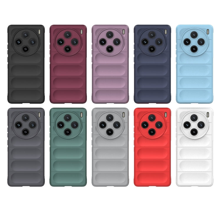 For vivo X100 5G Magic Shield TPU + Flannel Phone Case(White) - free shipping - PMC TechLife - Order now!