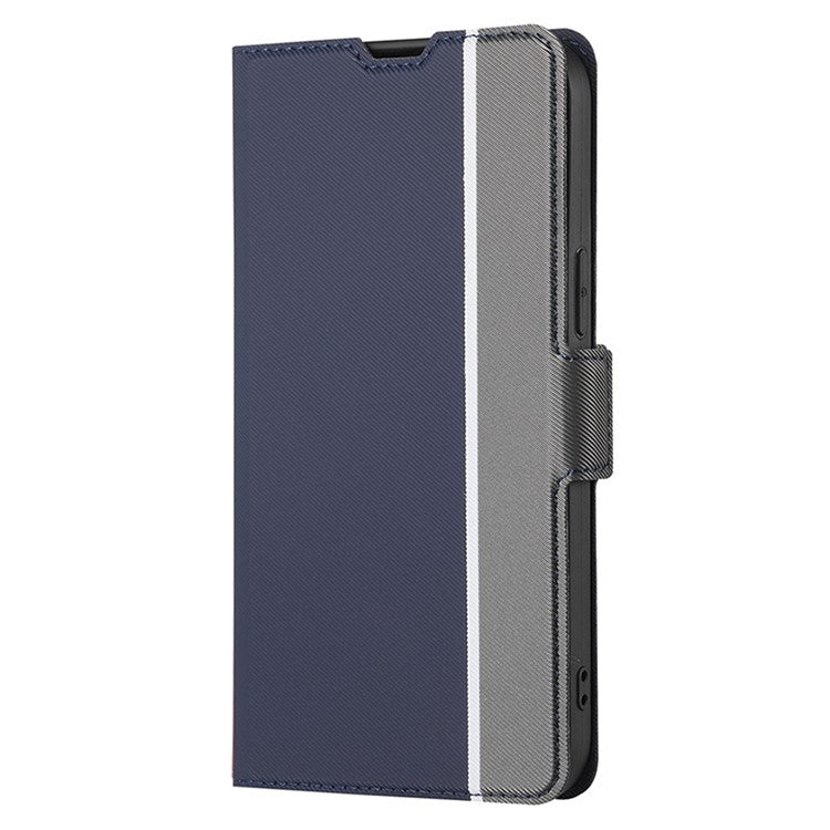 For Huawei nova 12i 4G Twill Texture Side Button Leather Phone Case(Blue) - Huawei Cases by PMC TechLife | Online Shopping South Africa | PMC TechLife | Buy Now Pay Later Mobicred