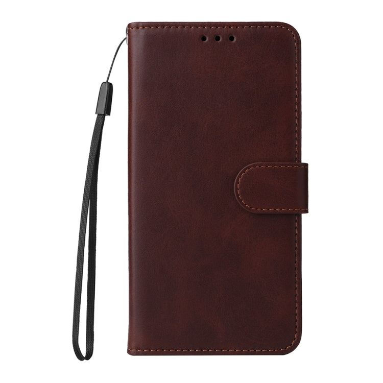 For Honor 200 Lite Global Classic Calf Texture Flip Leather Phone Case(Brown) - Honor Cases by PMC TechLife | Online Shopping South Africa | PMC TechLife | Buy Now Pay Later Mobicred