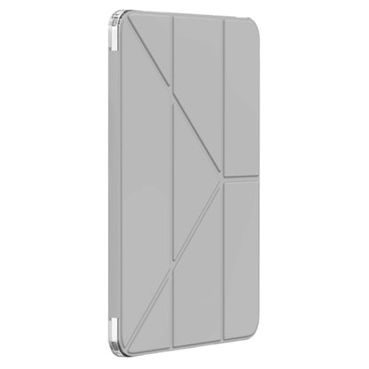 For iPad Pro 11 2024 Mutural Deformation Stand Smart Leather Tablet Case(Grey) - iPad Pro 11 2024 Cases by Mutural | Online Shopping South Africa | PMC Jewellery | Buy Now Pay Later Mobicred