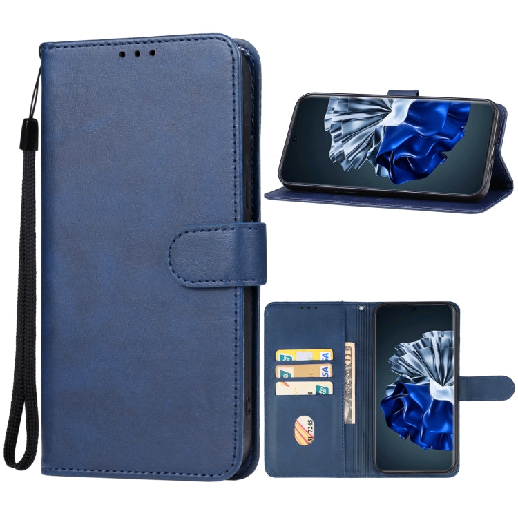 For Huawei Pura 70 Pro Leather Phone Case(Blue) - Huawei Cases by PMC Jewellery | Online Shopping South Africa | PMC Jewellery | Buy Now Pay Later Mobicred