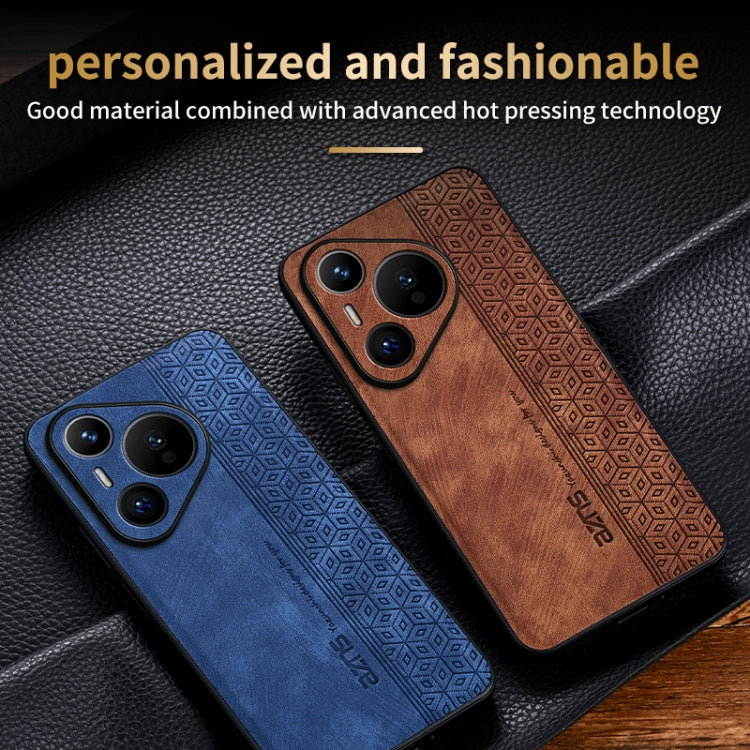 For Huawei Pura 70 Pro AZNS 3D Embossed Skin Feel Phone Case(Sapphire Blue) - Huawei Cases by AZNS | Online Shopping South Africa | PMC Jewellery | Buy Now Pay Later Mobicred