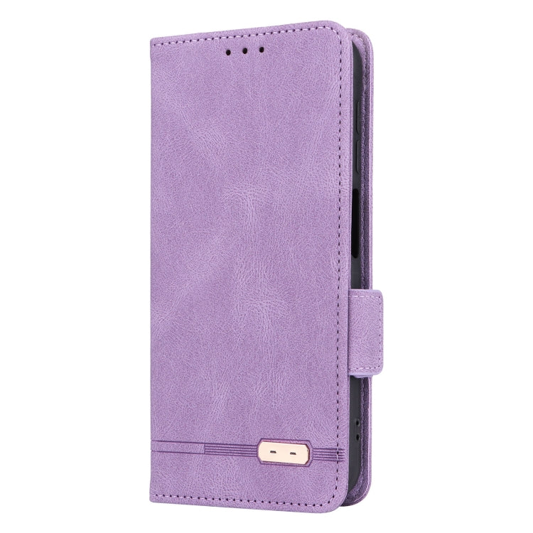 For Samsung Galaxy A25 5G Magnetic Clasp Leather Phone Case(Purple) - Galaxy Phone Cases by PMC TechLife | Online Shopping South Africa | PMC TechLife