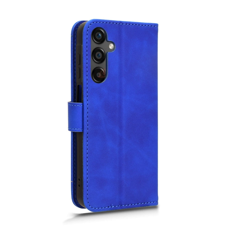 For Samsung Galaxy A25 5G Skin Feel Magnetic Flip Leather Phone Case(Blue) - Galaxy Phone Cases by PMC Jewellery | Online Shopping South Africa | PMC Jewellery